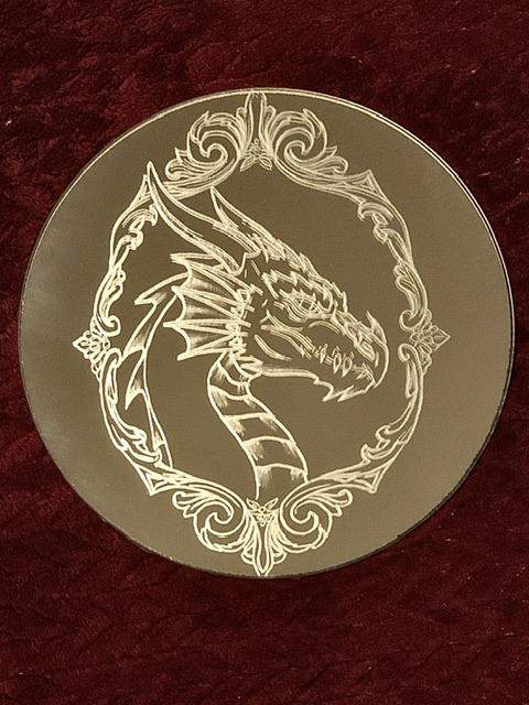 Lustro ciemne Smok 2